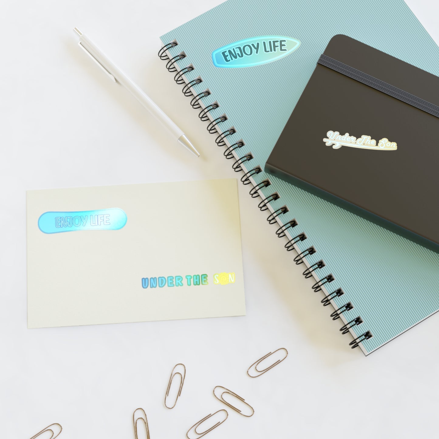 Blue Sticker Set