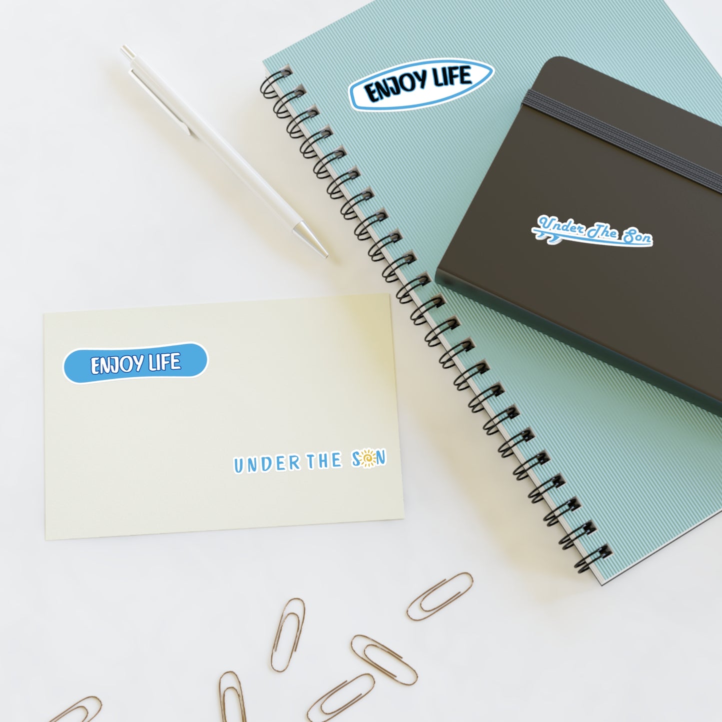 Blue Sticker Set