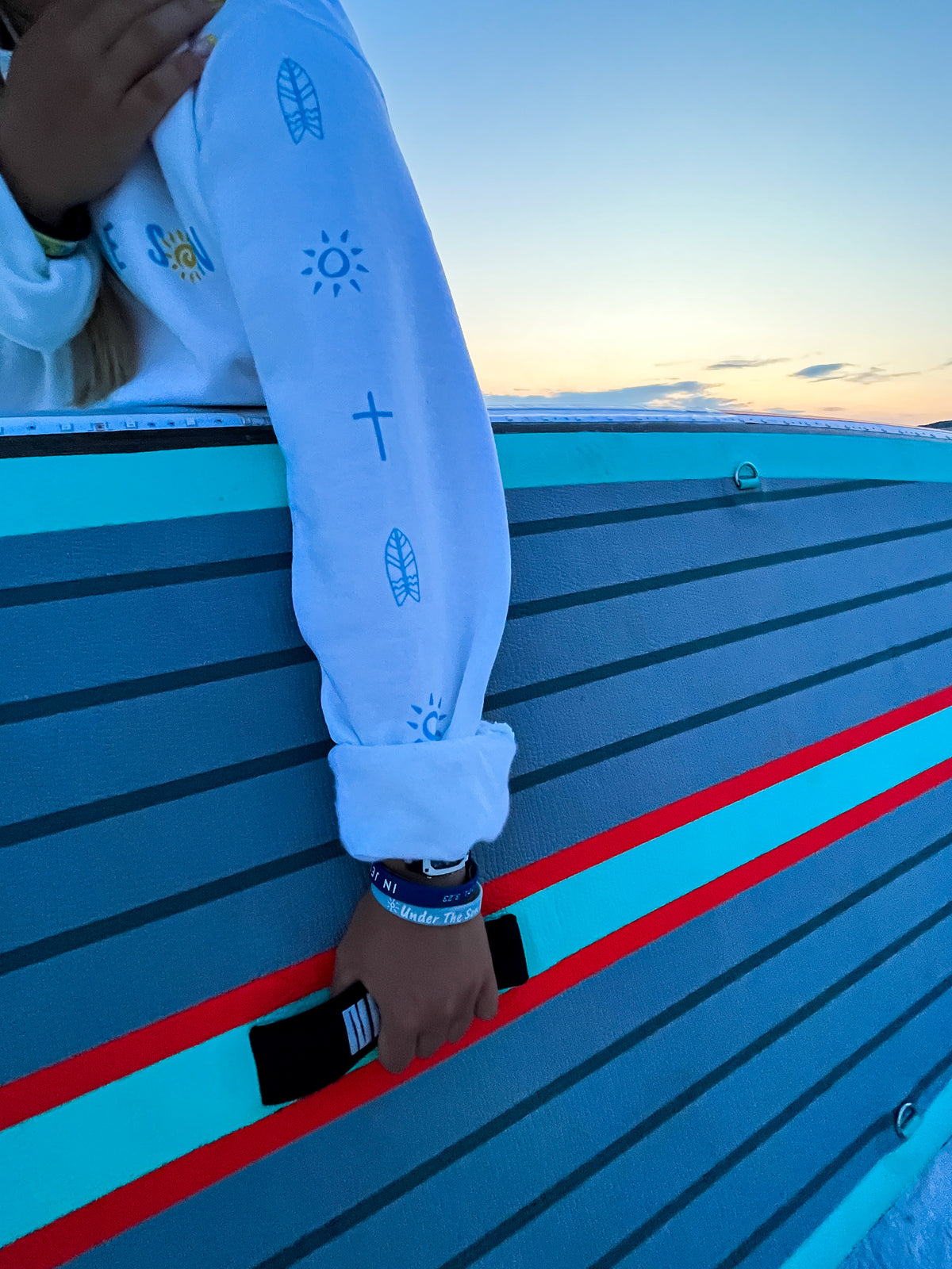 Tribal Surf  Crewneck