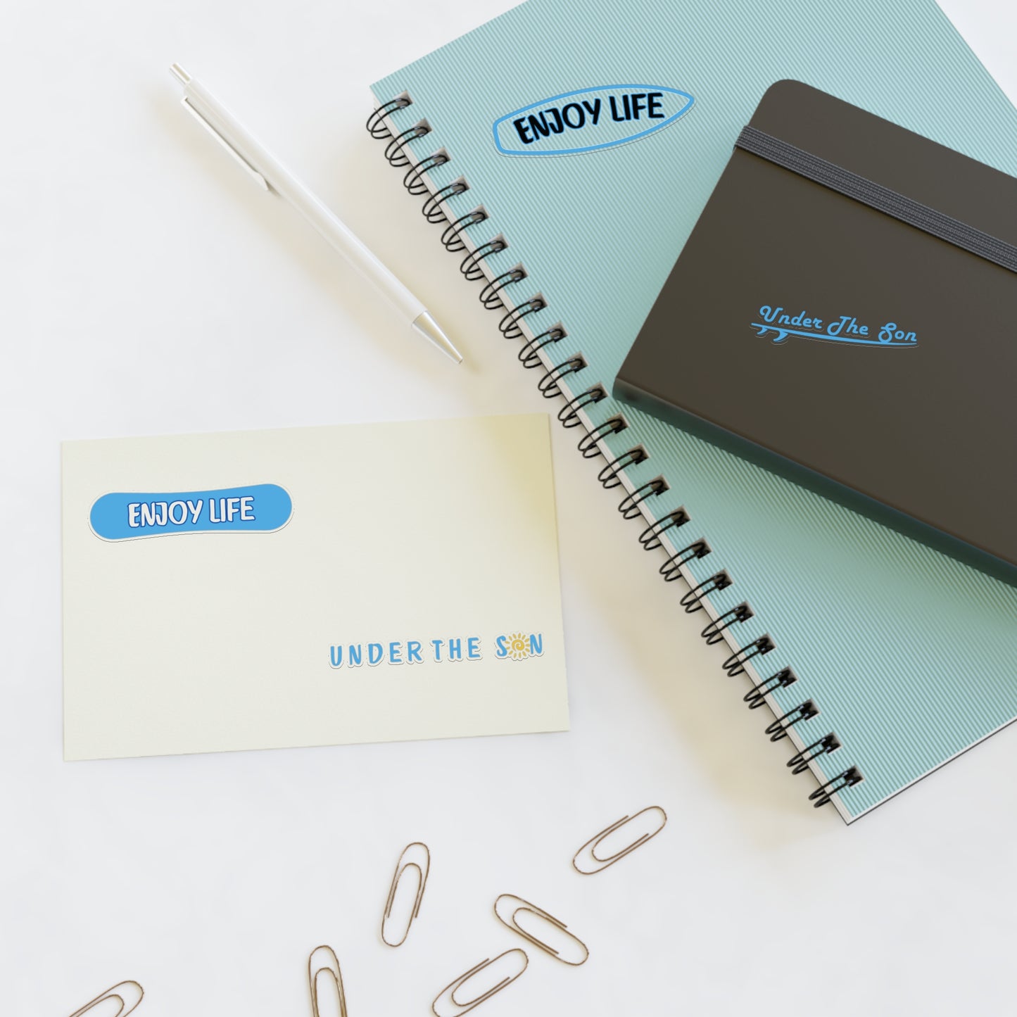Blue Sticker Set