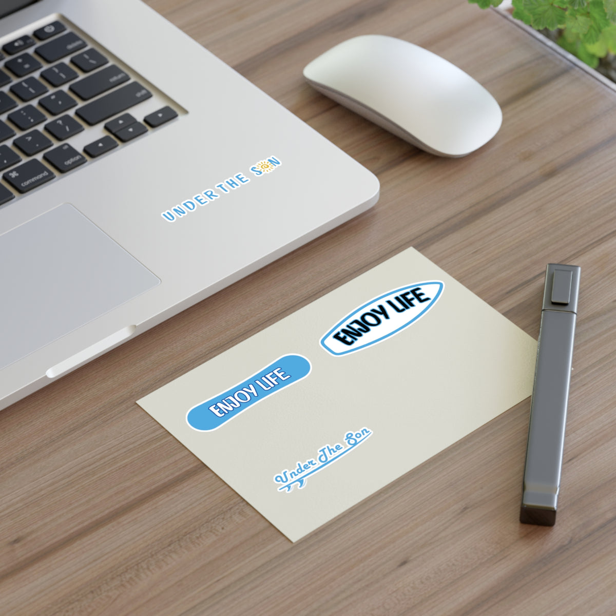 Blue Sticker Set