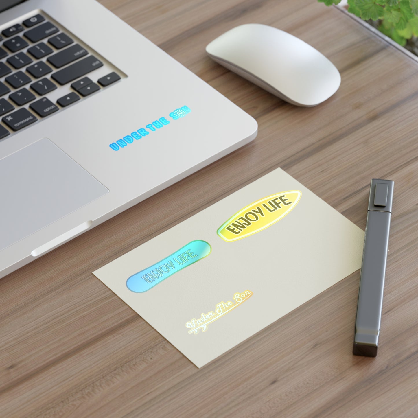 Blue Sticker Set